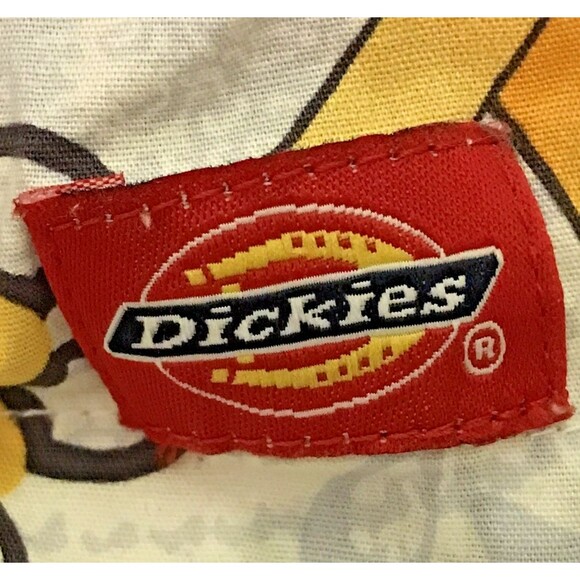 Dickies Cancer Cure Top Women's L Multicolor Cotton Poly  Pockets V-Neck Scrubs - Picture 5 of 11